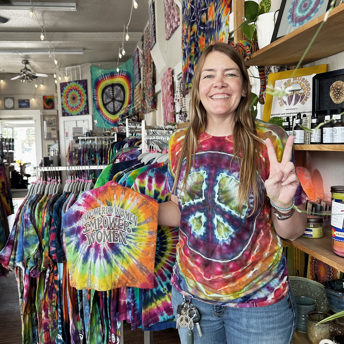 tie die shirt